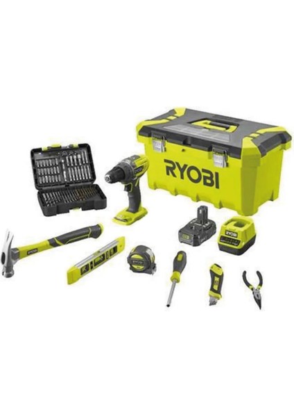 R18PD3-120TAH Akülü Darbeli Matkap Set 18V 2,0AH