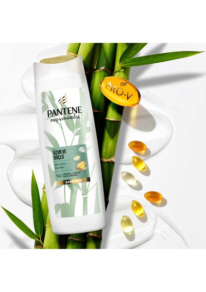 Uzun Ve Güçlü Saçlar Bambu Biyotinli Şampuan 350 Ml X 3 Adet