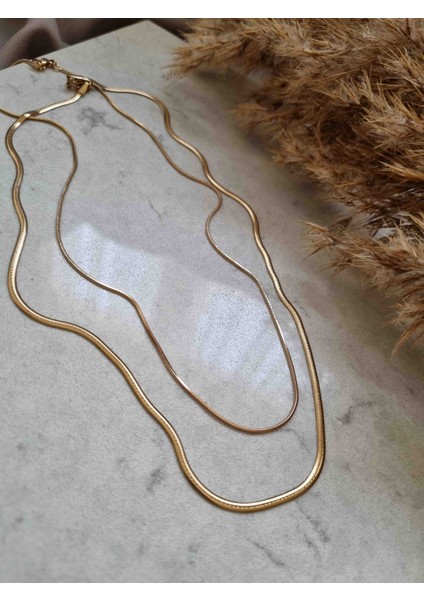 Xupıng Italyan Zincir Ince Kolye