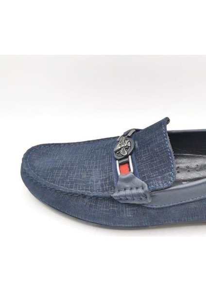 King Shoes AU4020 Lacivert Süet Erkek Ayakkabısı fırsatları