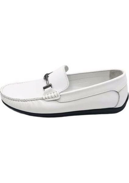 King Shoes AU3210 Beyaz Erkek Ayakkabısı