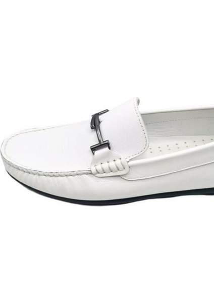 King Shoes AU3210 Beyaz Erkek Ayakkabısı fırsatları