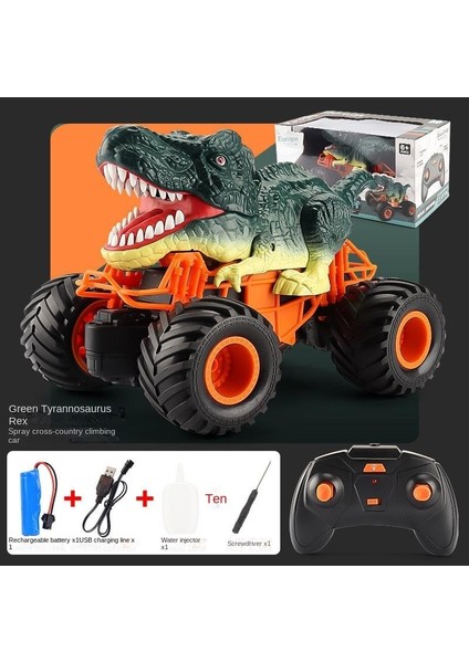 Yeni Sprey Dinozor 2.4g Uzaktan Kumanda Off-Road Araç Triceratops Tyrannosaurus Rex Tırmanma Uzaktan Kumanda Araba (Yurt Dışından)