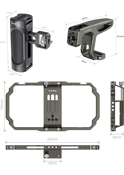 Evrensel Cep Telefonu El Video Rig Kiti 3155