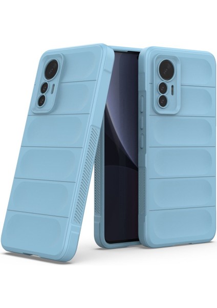 Xiaomi Mi 12 Lite Kılıf Mat Parmak Izi Yapmaz Elden Kaydırmaz Içi Kadife Kamera Korumalı Silikon