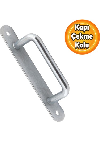 Saclı El Tutamagı Çekme Kolu Kapı Tutma Kulbu 18,5 cm Krom Metal Kulp Kapı Tutamağı