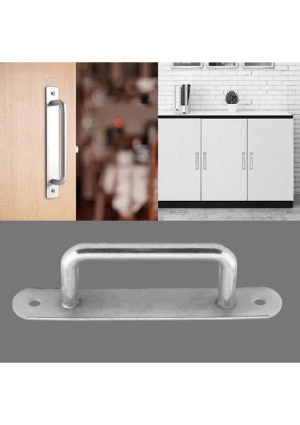 Saclı El Tutamagı Çekme Kolu Kapı Tutma Kulbu 18,5 cm Krom Metal Kulp Kapı Tutamağı