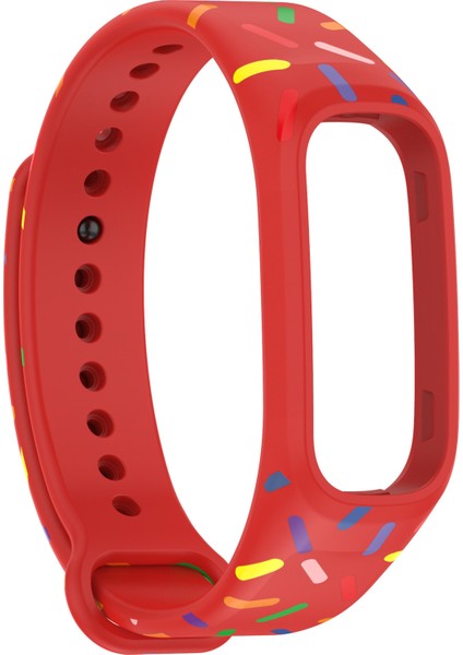 Oppo Band Entegre Silikon Kayış Izleme Kasası Renkli Benekli Bilek Bandı (Yurt Dışından)