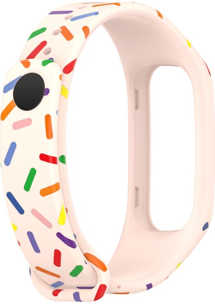 Oppo Band Entegre Silikon Kayış Izleme Kasası Renkli Benekli Bilek Bandı (Yurt Dışından) fırsatları