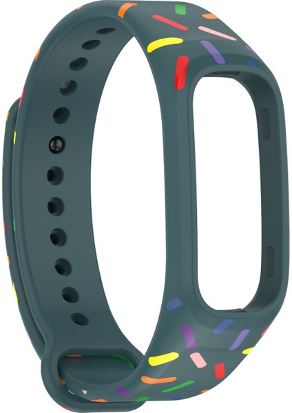 Oppo Band Entegre Silikon Kayış Izleme Kasası Renkli Benekli Bilek Bandı (Yurt Dışından) modelleri