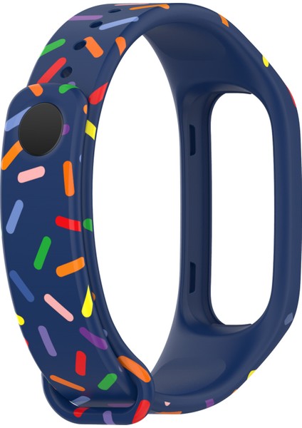 Oppo Band Entegre Silikon Kayış Izleme Kasası Renkli Benekli Bilek Bandı (Yurt Dışından) fırsatları