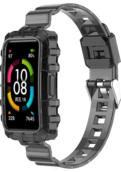Huawei Band 8/6 Honor Band 7/6/6 Pro Clear Tpu Bilek Bandı Entegre Kayışla Saat Kılıfı (Yurt Dışından) fiyatları