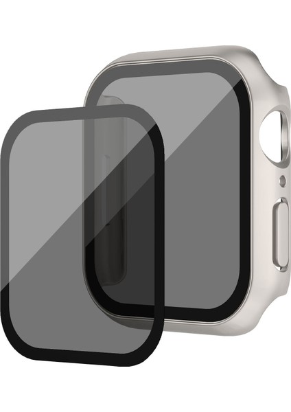 Apple Watch Serisi 6/5/4 / Se / Se (2022) 44MM Sert Pc Mat Saat Kılıfı Kapak Anti-Spy Temperli Cam Film (Yurt Dışından) fiyatları