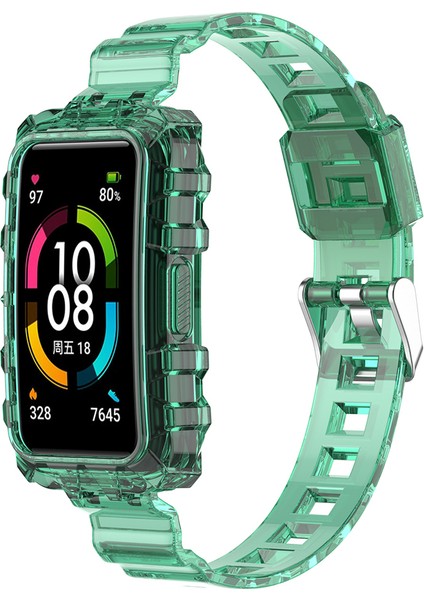 Huawei Band 8/6 Honor Band 7/6/6 Pro Clear Tpu Bilek Bandı Entegre Kayışla Saat Kılıfı (Yurt Dışından) fiyatları