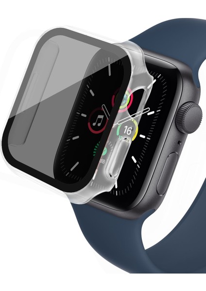 Apple Watch Serisi 8/7 45MM Mat Watch Case Anti-Spy Temperli Cam Film Sabit Pc Izleme Kapağı (Yurt Dışından)