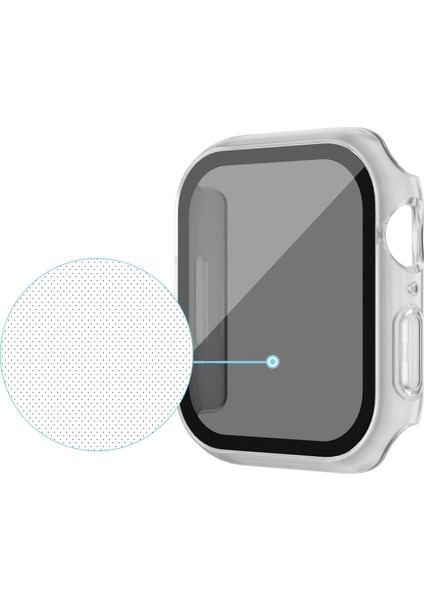 Apple Watch Serisi 8/7 45MM Mat Watch Case Anti-Spy Temperli Cam Film Sabit Pc Izleme Kapağı (Yurt Dışından) modelleri