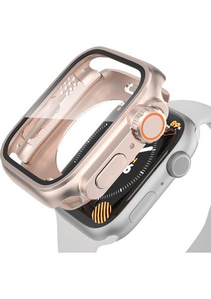 Apple Watch Serisi 6/5/4/se (2022)/SE 40MM Sert Pc Kılıfı, Temperli Cam Ekran Koruyucu ile Su Geçirmez Kapak (Yurt Dışından)