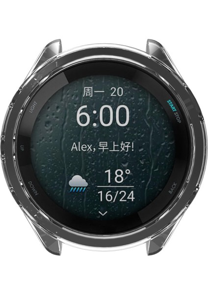 Garmin Forerunner 965 Içi Boş Koruyucu Çerçeve Çarpışma Karşıtı Tpu Saat Kılıfı (Yurt Dışından)