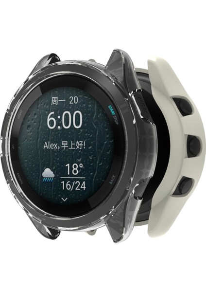Garmin Forerunner 965 Içi Boş Koruyucu Çerçeve Çarpışma Karşıtı Tpu Saat Kılıfı (Yurt Dışından)