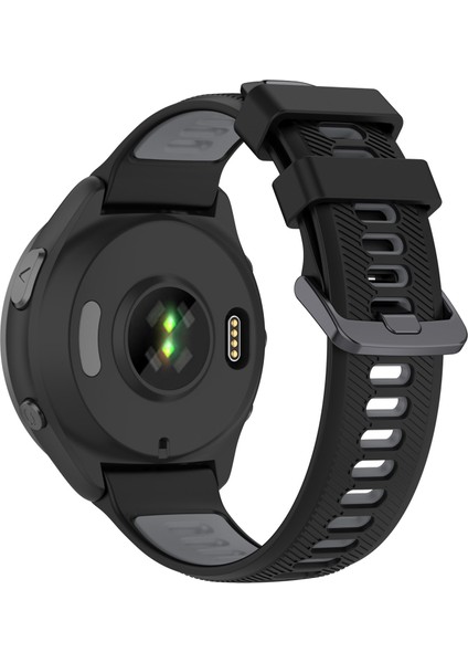Garmin Forerunner 965 /955 /945 / 935/745 Silikon Silicone Watch Band Twill Doku Çift Renkli Bilek Kayışı (Yurt Dışından) fırsatları