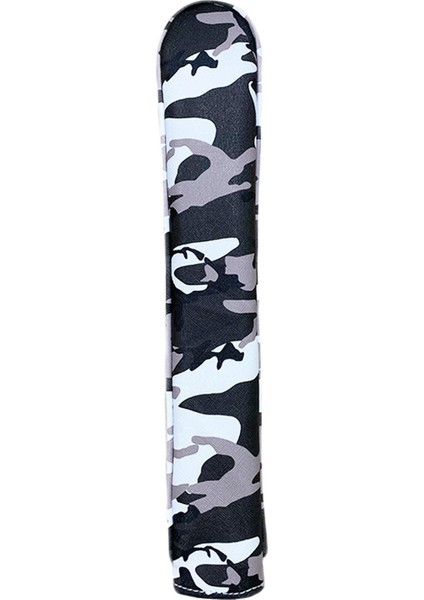 Golf Hizalama Çubukları Kapak Sentetik Deri Golf Headcover 2 Çubuk Gri Tutar (Yurt Dışından)