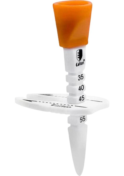 Golf Ball Tutucu Profesyonel Spor Aksesuarı Premium Ayarlanabilir Golf Tee Turuncu (Yurt Dışından)