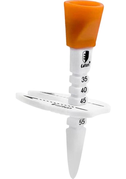 Golf Ball Tutucu Profesyonel Spor Aksesuarı Premium Ayarlanabilir Golf Tee Turuncu (Yurt Dışından)