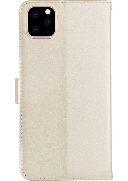 Baykuş Izi Rhinestone Dekor Deri Telefon Kapağı Iphone 12 Pro/iphone 12 - Altın (Yurt Dışından) fiyatları