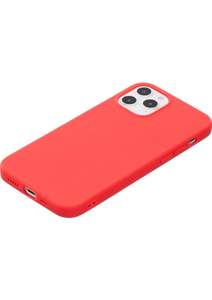 Iphone 12 Pro/iphone 12 Için Saf Renk Mat Yumuşak Tpu Kapak Telefon Kılıfı - Kırmızı (Yurt Dışından) fiyatları