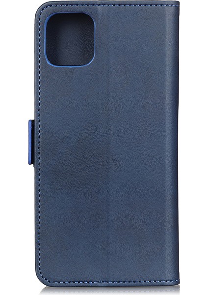 Iphone 12 Pro/iphone 12 Için Manyetik Çift Toka Deri Kabuğu - Mavi (Yurt Dışından) modelleri
