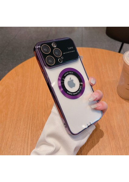 Iphone 12 Pro-Çizelge Anti-Cratch Kapak Elektraplatma Tpu+Cam Telefon Telefon Mühendisi (Yurt Dışından)