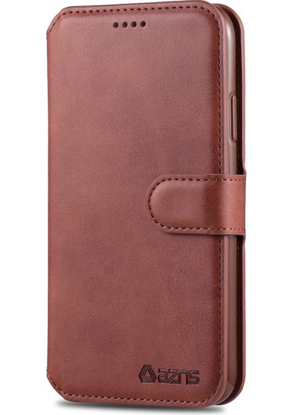 Iphone 12 Pro/iphone 12 Için Cüzdan Deri Stand Kılıfı - Brown (Yurt Dışından) fiyatları