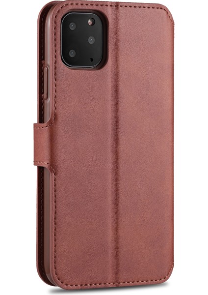 Iphone 12 Pro/iphone 12 Için Cüzdan Deri Stand Kılıfı - Brown (Yurt Dışından) modelleri