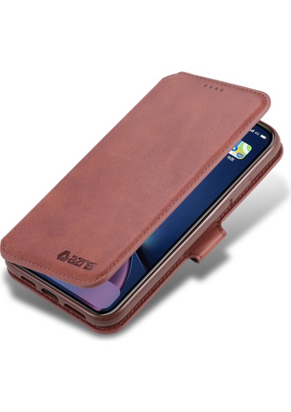 Iphone 12 Pro/iphone 12 Için Cüzdan Deri Stand Kılıfı - Brown (Yurt Dışından) fırsatları