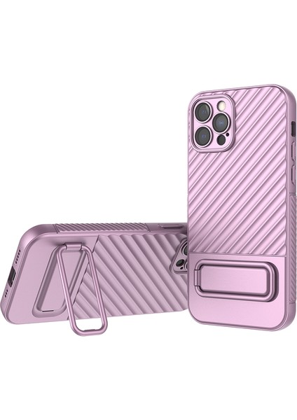 Iphone 12 Pro Kickstand Tasarım Şok Geçirmez Tpu Telefon Kapağı Anti-Cratch Telefon Kapağı Tpu Telefon Vaka Işığı Mor (Yurt Dışından) fırsatları