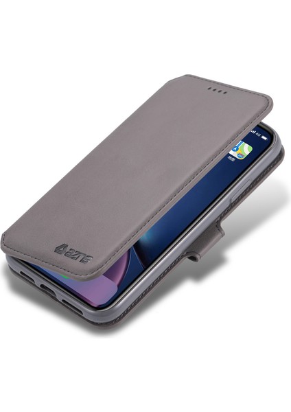 Iphone 12 Pro/iphone 12 Için Cüzdan Deri Stand Kılıfı - Gri (Yurt Dışından) fiyatları