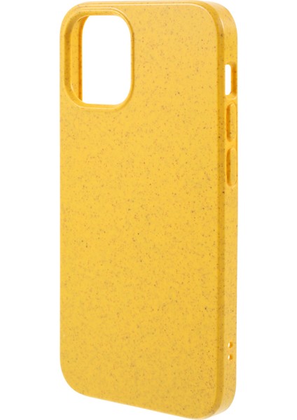 Iphone 12 Pro Max Starry Sky Matte Çevre Dostu Telefon Kılıfı Biyolojik Dönebilir Buğday Saman Yumuşak Tpu Damla Koruma Kaplumbağı Sarı Sarı (Yurt Dışından)