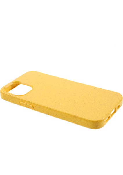 Iphone 12 Pro Max Starry Sky Matte Çevre Dostu Telefon Kılıfı Biyolojik Dönebilir Buğday Saman Yumuşak Tpu Damla Koruma Kaplumbağı Sarı Sarı (Yurt Dışından)