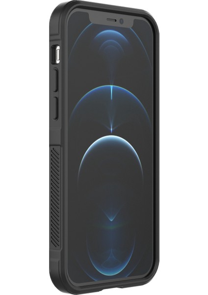 Iphone 12 Pro Tpu Telefon Koruyucu Kılıfı Için, Çarpışmaya Dayanıklı Sağlam Kabuk Kapağı Black (Yurt Dışından)