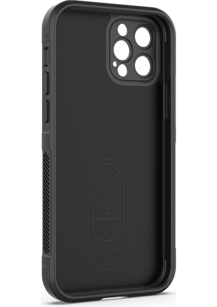 Iphone 12 Pro Tpu Telefon Koruyucu Kılıfı Için, Çarpışmaya Dayanıklı Sağlam Kabuk Kapağı Black (Yurt Dışından)