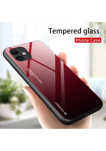 Gradyan Renk Kapağı Temperli Cam+Pc+Tpu Hibrit Kılıf (Yurt Dışından) modelleri