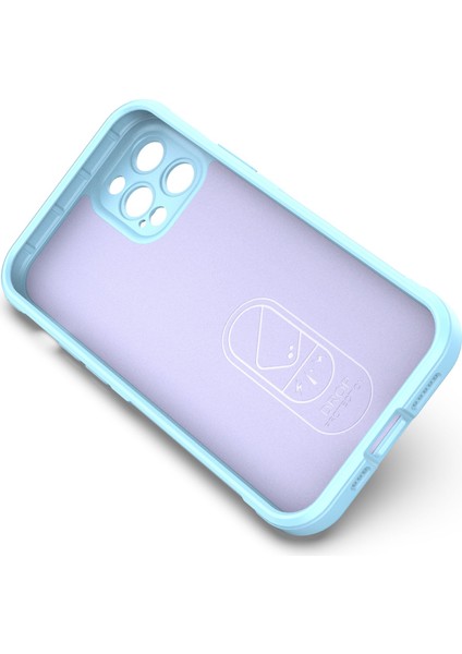 Iphone 12 Pro Tpu Telefon Koruyucu Kılıfı Için, Çarpışmaya Dayanıklı Sağlam Kabuk Kapağı Baby Blue (Yurt Dışından) modelleri