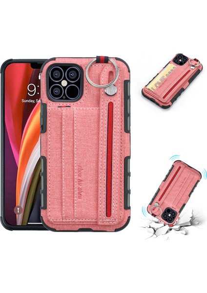 Shouhushen Kolay Kapsam Pc Tpu Kasası Iphone 12 Pro/iphone 12 - Pink Için (Yurt Dışından)
