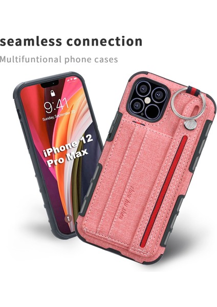 Shouhushen Kolay Kapsam Pc Tpu Kasası Iphone 12 Pro/iphone 12 - Pink Için (Yurt Dışından) modelleri