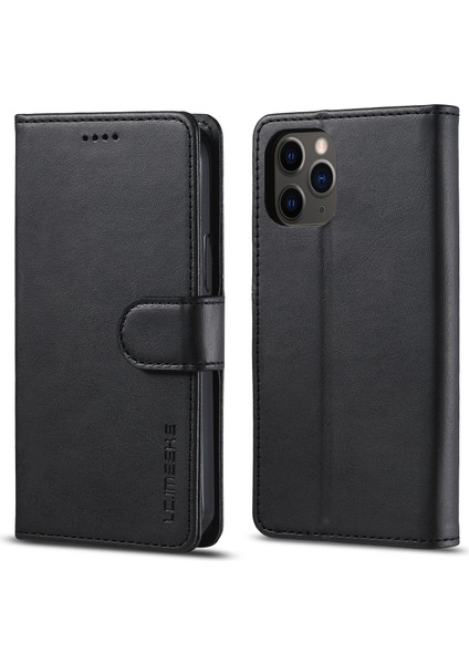 Iphone 12 Pro Max 6.7 Inç Için Cüzdan Standı Deri Kabuk Cep Telefonu Kasası (Yurt Dışından)