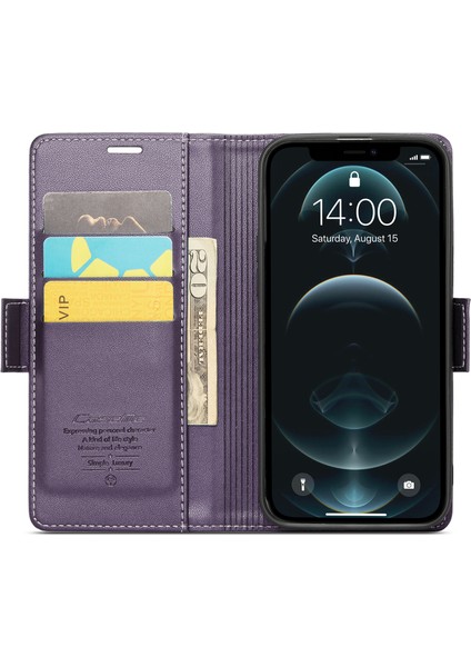 Iphone 12 Pro Max Telefon Kılıfı Şok Geçirmez Kılıf Pu Deri Deri Kapak Rfıd Blowantıng Cül Çeşitli Telefon Vaka-Doğum (Yurt Dışından) fiyatları