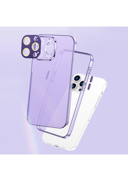 Iphone 12 Pro Telefon Kılıfı Için Şeffaf Kabuk Tpu+Pc Kamera Lens Koruyucu Tutkulu ile Anti-Çizelge Anti Telefon Kılıfı (Yurt Dışından)