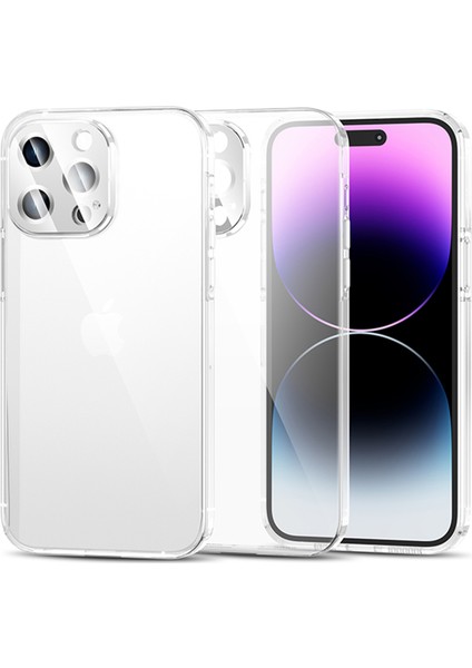 Iphone 12 Pro Telefon Kılıfı Için Şeffaf Kabuk Tpu+Pc Kamera Lens Koruyucu Tutkulu ile Anti-Çizelge Anti Telefon Kılıfı (Yurt Dışından)