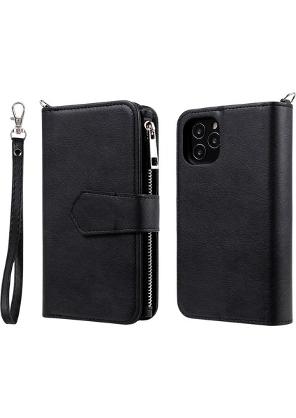 Kt Çok Fonksiyonlu Seri-4 Fermue Deri Cüzdan Telefon Kılıfı Iphone 12/12 Pro-Black Için (Yurt Dışından) fiyatları