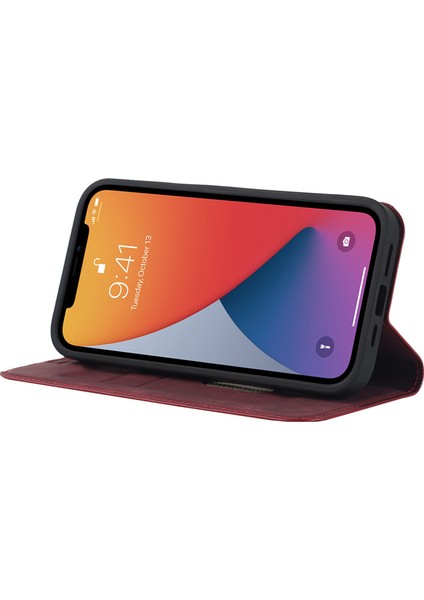 Iphone 12 Pro Max Pu Deri Kart Tutucu Için Kapak Manyetik Otomatik Kapanış Rfıd Blomak Stans Telefon Kasası (Yurt Dışından) modelleri